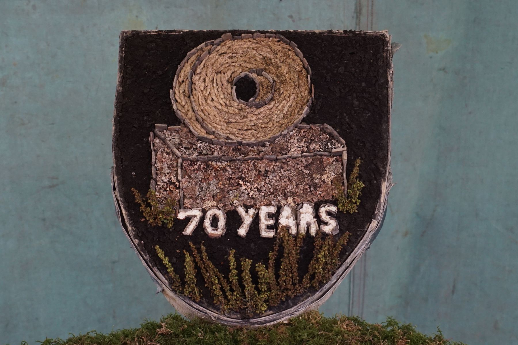 St Lawrence, 2019 Barlow Well Dressing - 4