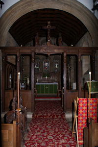 Altar and Rood Screen St. Lawrence Barlow