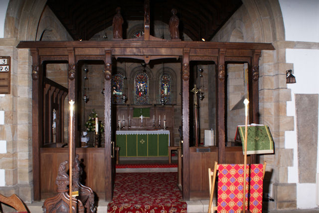 St Lawrence, Barlow interior - 11