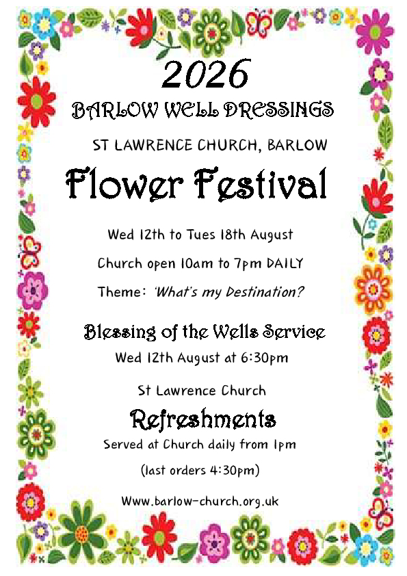 2026 Flower Festival and Well Dressing